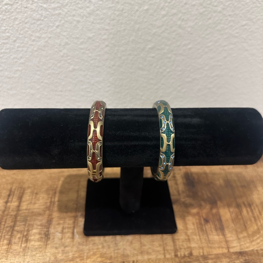 Coldwater creek Elegant Gold and Green Women's Bracelets - Picture 2 of 3